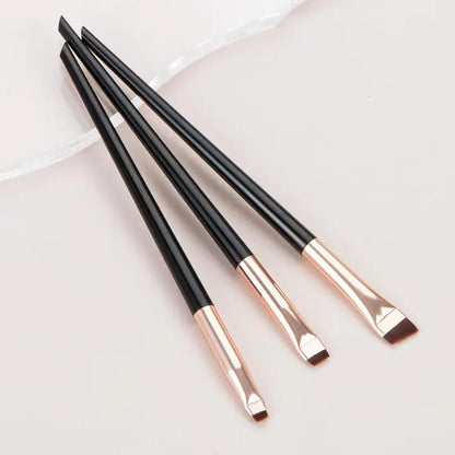 Fireflies 4pcs Blade Makeup Brushes Angled Thin Eyebrow Brush Flat Fine Eyeliner Brush Professional Liner Brow Make Up Tools