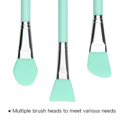 Fireflies 6PCS Professional Silicone Facial Mask Brush Cream Mixing Silicone Brush Makeup Brush Face SkinCare Tool Free Shipping