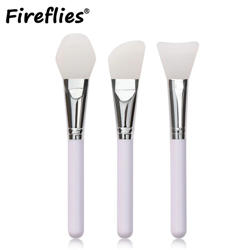 Fireflies 6PCS Professional Silicone Facial Mask Brush Cream Mixing Silicone Brush Makeup Brush Face SkinCare Tool Free Shipping