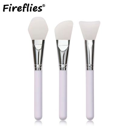 Fireflies 6PCS Professional Silicone Facial Mask Brush Cream Mixing Silicone Brush Makeup Brush Face SkinCare Tool Free Shipping