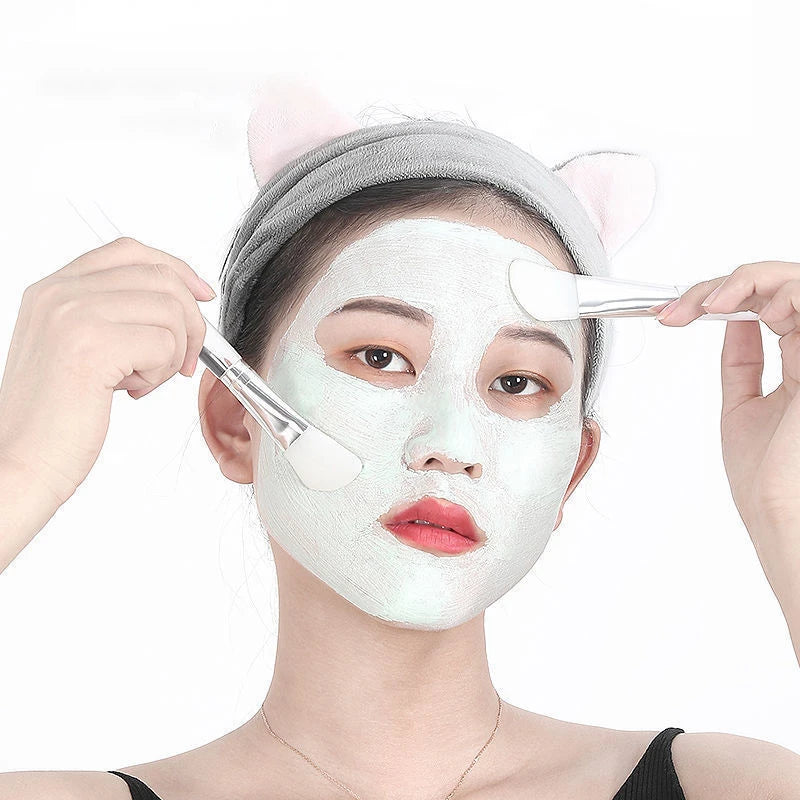 Fireflies 6PCS Professional Silicone Facial Mask Brush Cream Mixing Silicone Brush Makeup Brush Face SkinCare Tool Free Shipping