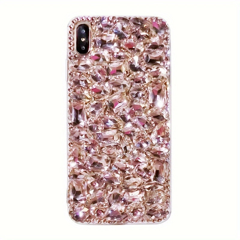 Full Diamonds Glitter Phone Case For iPhone 17 16 15 14 13 12 Pro Max Plus 11 XR 7 8 6