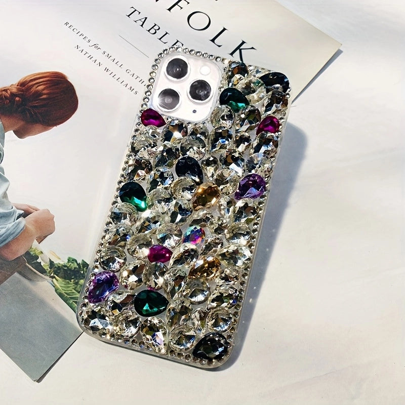 Full Diamonds Glitter Phone Case For iPhone 17 16 15 14 13 12 Pro Max Plus 11 XR 7 8 6