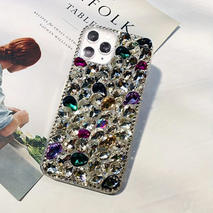 Full Diamonds Glitter Phone Case For iPhone 17 16 15 14 13 12 Pro Max Plus 11 XR 7 8 6