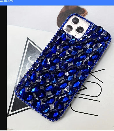 Full Diamonds Glitter Phone Case For iPhone 17 16 15 14 13 12 Pro Max Plus 11 XR 7 8 6