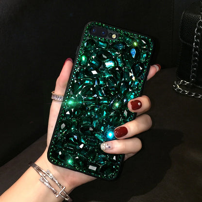 Full Diamonds Glitter Phone Case For iPhone 17 16 15 14 13 12 Pro Max Plus 11 XR 7 8 6