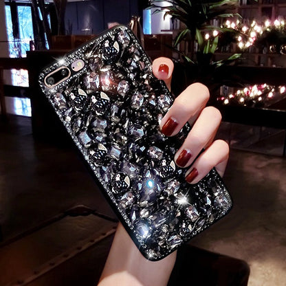 Full Diamonds Glitter Phone Case For iPhone 17 16 15 14 13 12 Pro Max Plus 11 XR 7 8 6