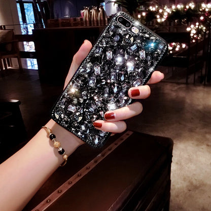 Full Diamonds Glitter Phone Case For iPhone 17 16 15 14 13 12 Pro Max Plus 11 XR 7 8 6