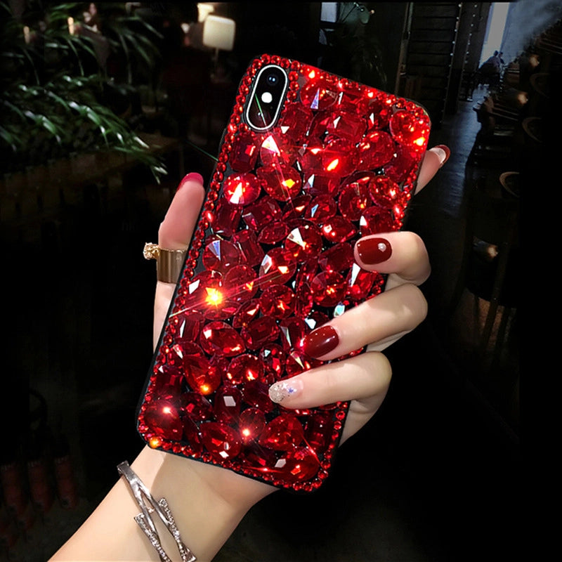 Full Diamonds Glitter Phone Case For iPhone 17 16 15 14 13 12 Pro Max Plus 11 XR 7 8 6