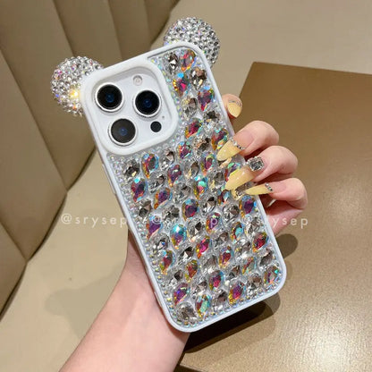 Handmade Glitter Rhinestones Phone Case for iPhone