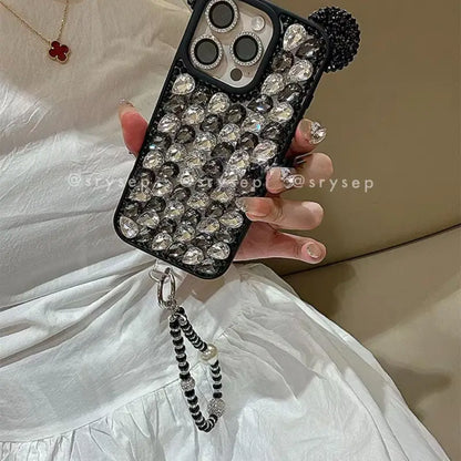 Handmade Glitter Rhinestones Phone Case for iPhone