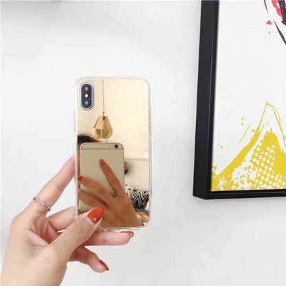 Luxury Plating Bling Soft Mirror Case For iPhone 17 Air 16 15 14 13 12 11 Pro Max X XR XS Max 7 8 Plus