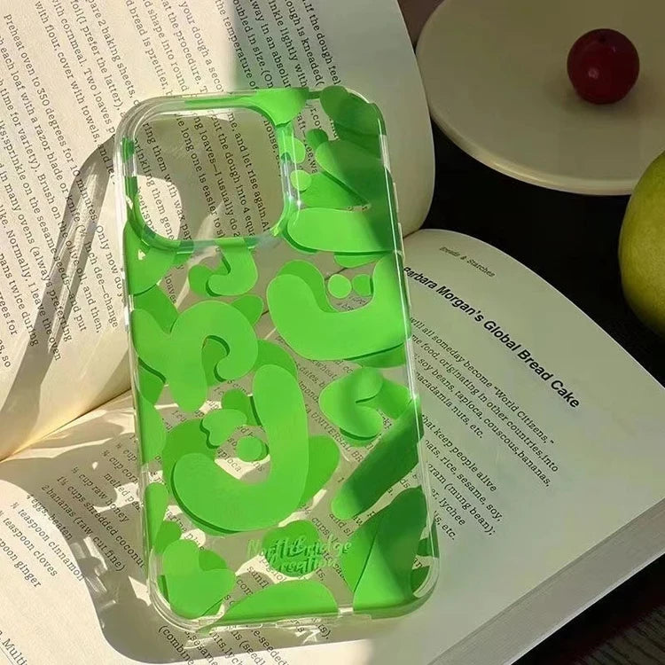 Graffiti Letters Art Poster Creative TPU Clear Phone Case for iPhone