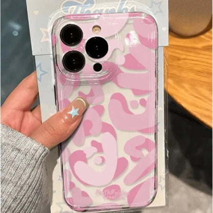 Graffiti Letters Art Poster Creative TPU Clear Phone Case for iPhone