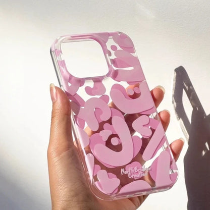 Graffiti Letters Art Poster Creative TPU Clear Phone Case for iPhone