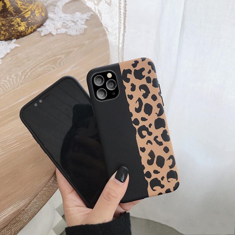 Leopard Print Silicone Case For iPhone 17 Air 16 15 14 13 12 11 Pro Max X XR XS Max 7 8 Plus