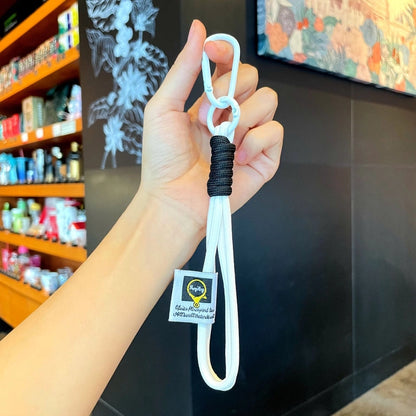 Handmade Braided Rope, Carabiner, Minimalist Lanyard, Keychain, Phone Case Rope, DIY Pendant