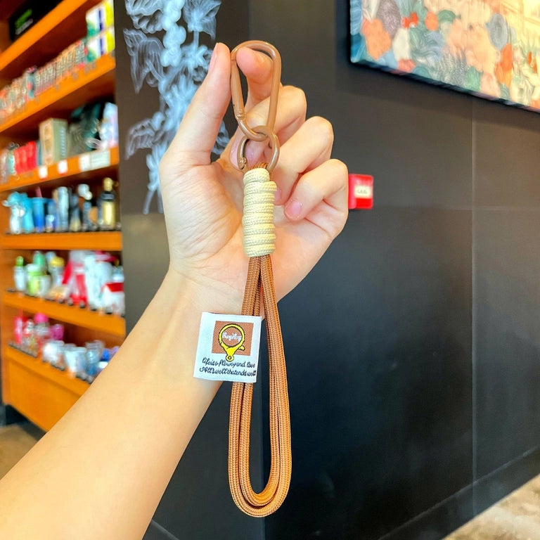 Handmade Braided Rope, Carabiner, Minimalist Lanyard, Keychain, Phone Case Rope, DIY Pendant