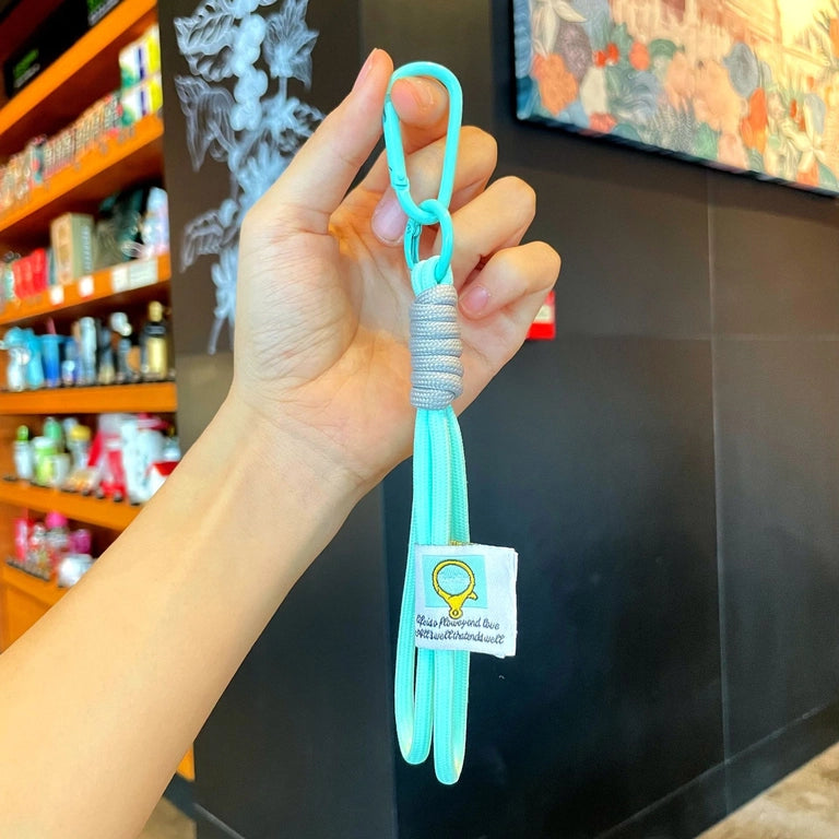 Handmade Braided Rope, Carabiner, Minimalist Lanyard, Keychain, Phone Case Rope, DIY Pendant