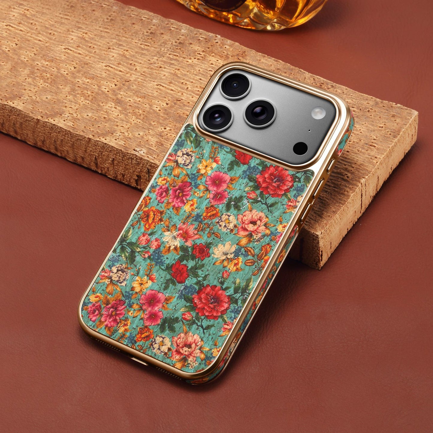 Handmade Eco-friendly Cork Leather MagSafe Phone Case For iPhone All 17 16 Models