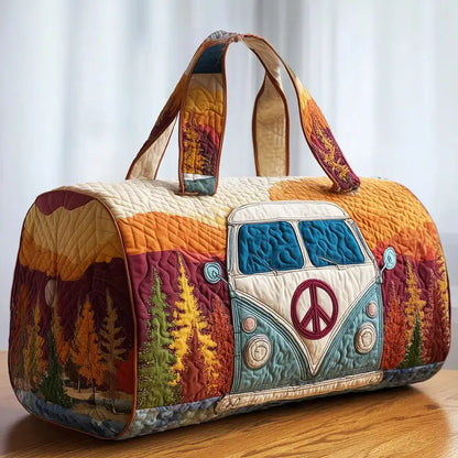 Hippie Van Quilted Duffle Bag