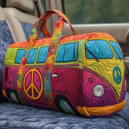Hippie Van Quilted Duffle Bag
