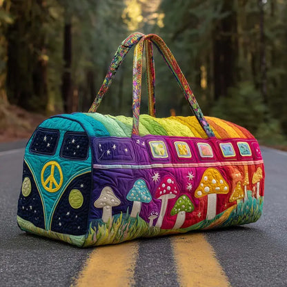 Hippie Van Quilted Duffle Bag