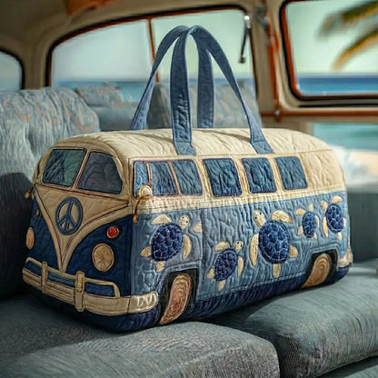 Hippie Van Quilted Duffle Bag