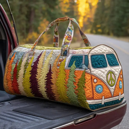 Hippie Van Quilted Duffle Bag