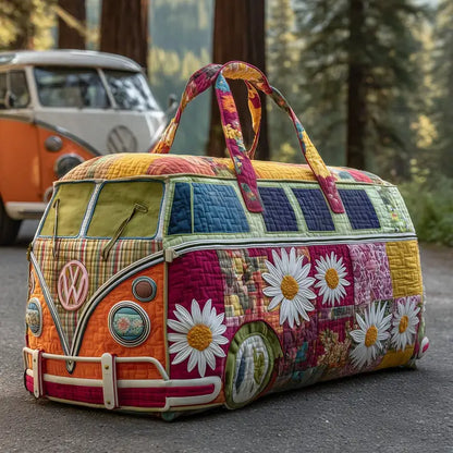 Hippie Van Quilted Duffle Bag