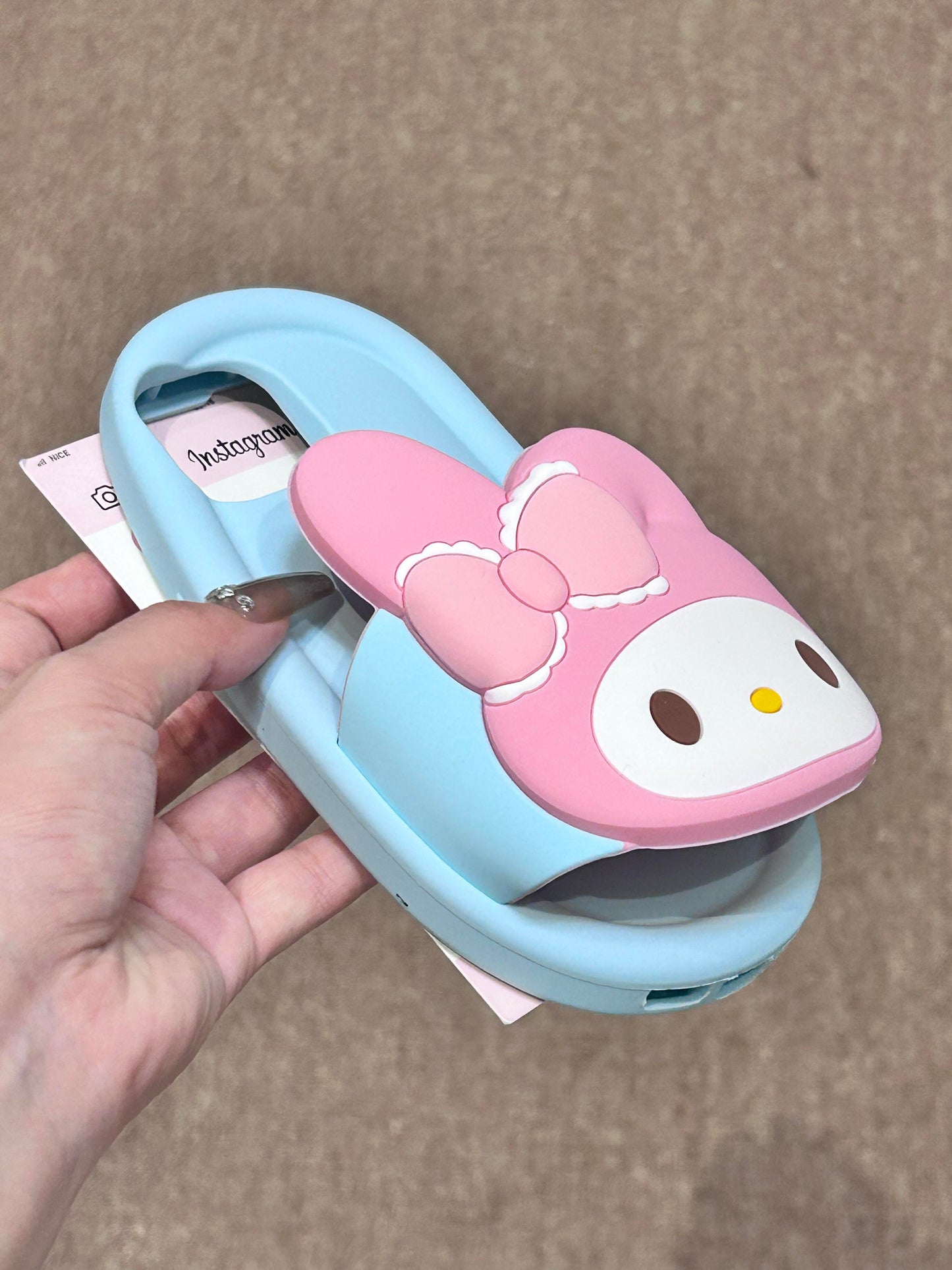 Coque de téléphone en silicone mignonne et kawaii en forme de sandales Kitty Mymelody