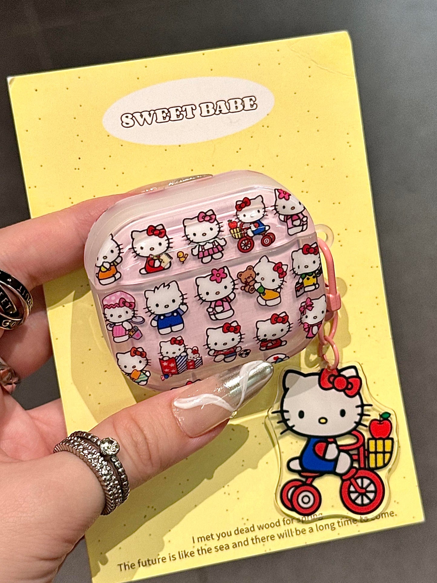 Kitty Plastics Cute Kawaii AirPods Case
