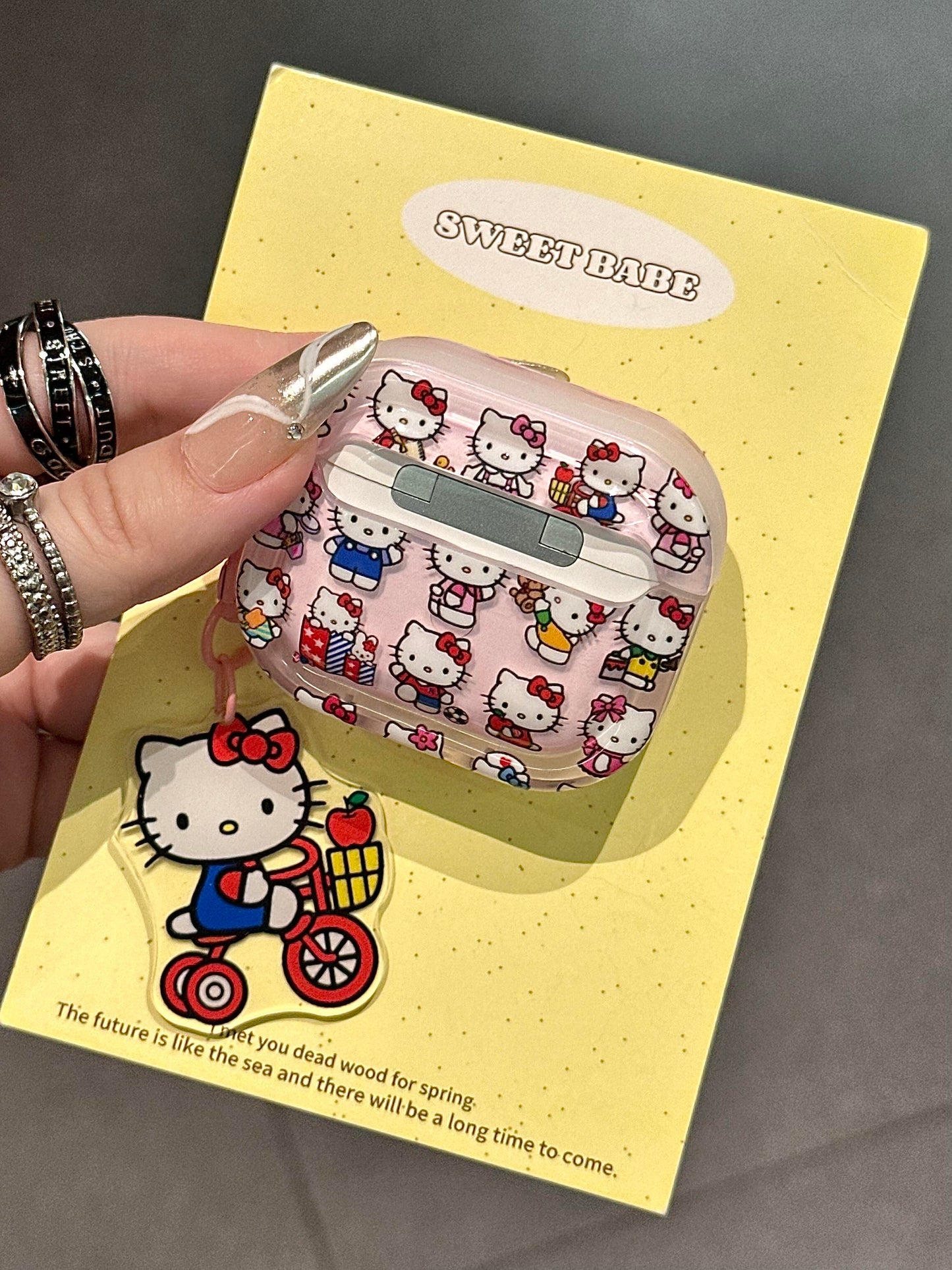 Kitty Plastics Cute Kawaii AirPods Case
