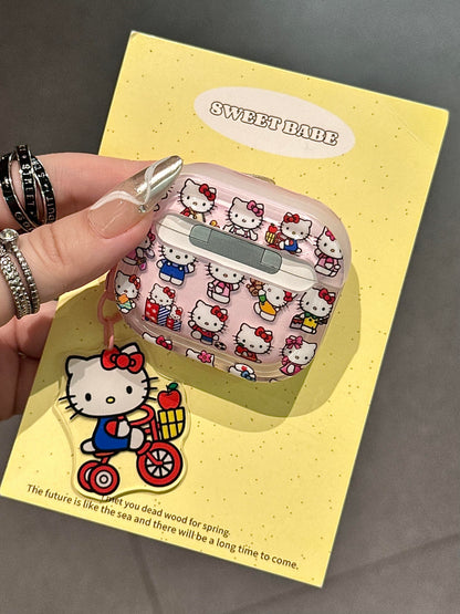 Kitty Plastics Cute Kawaii AirPods Case