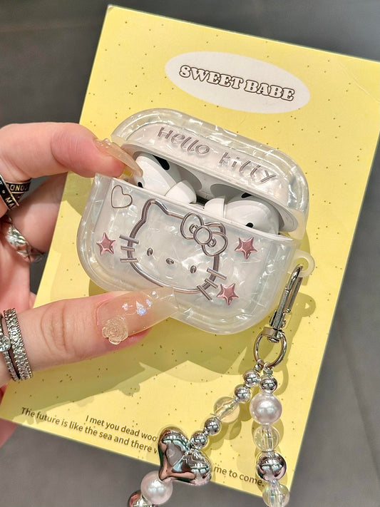 Kitty Shell Cute Kawaii AirPods Case