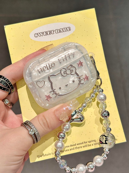 Kitty Shell Cute Kawaii AirPods Case