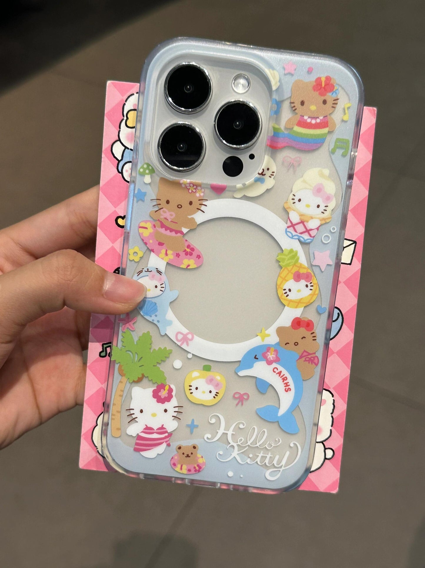 Kitty  MagSafe Case + Kitty Shape MagSafe Stand Holder / Phone Grip