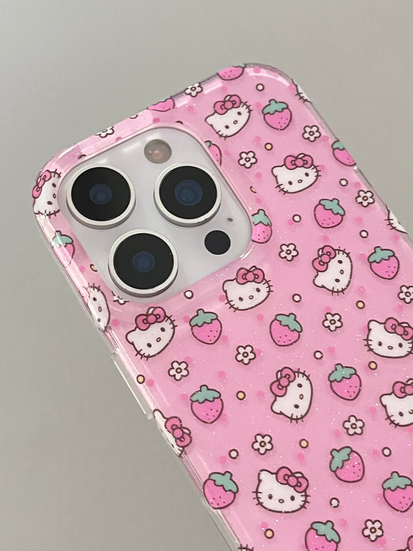 Kitty Pink Strawberry Cute Kawaii Phone Case