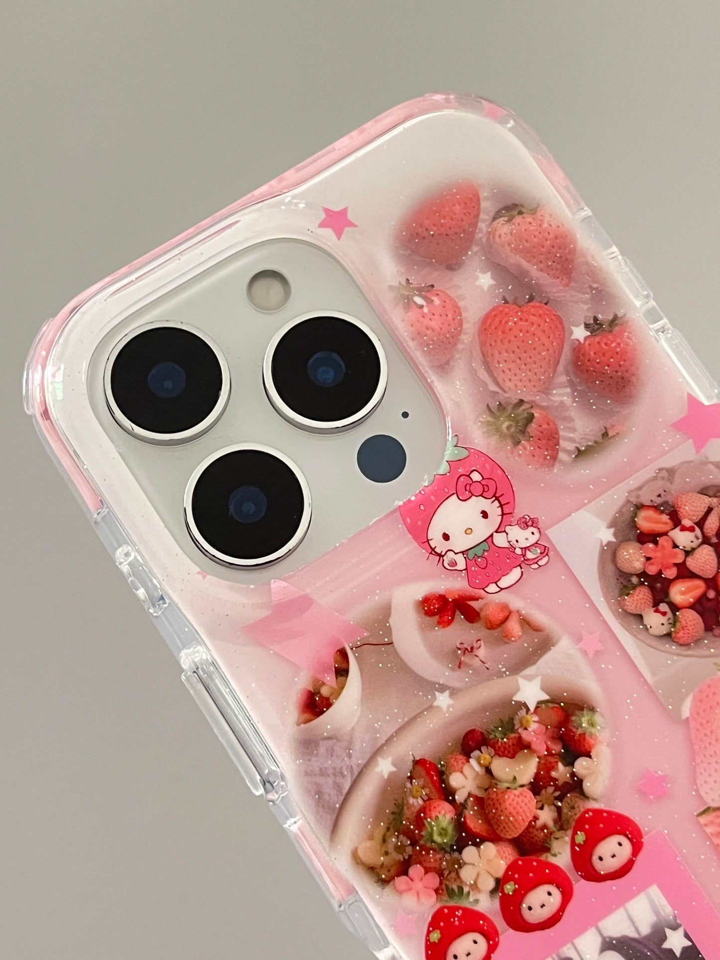 Kitty Pink Strawberry Cute Kawaii Phone Case