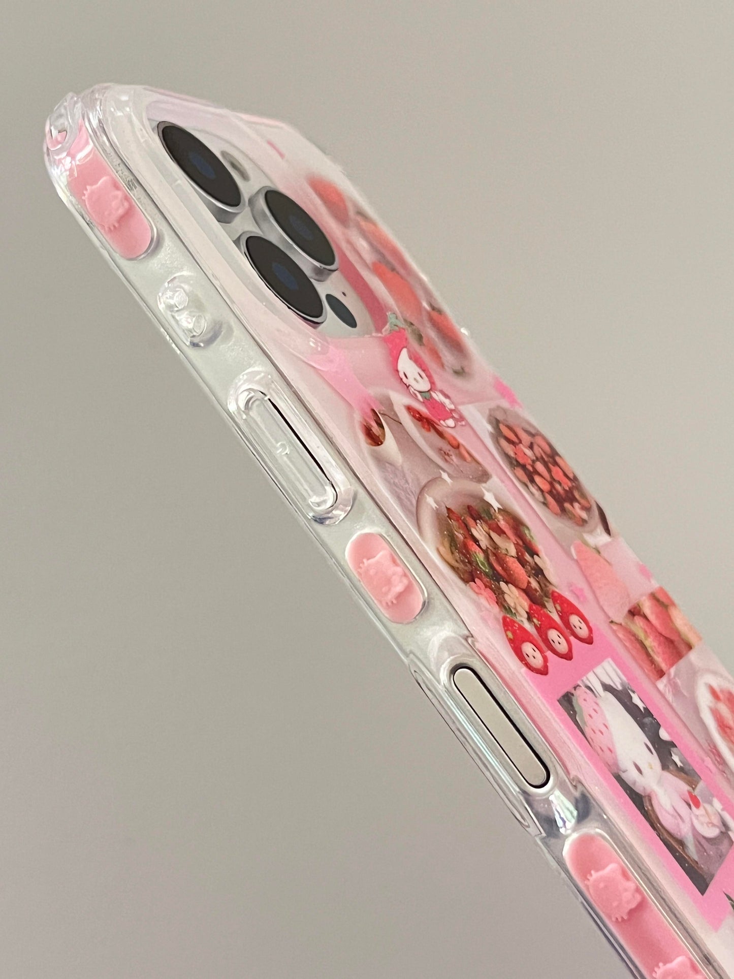 Kitty Pink Strawberry Cute Kawaii Phone Case