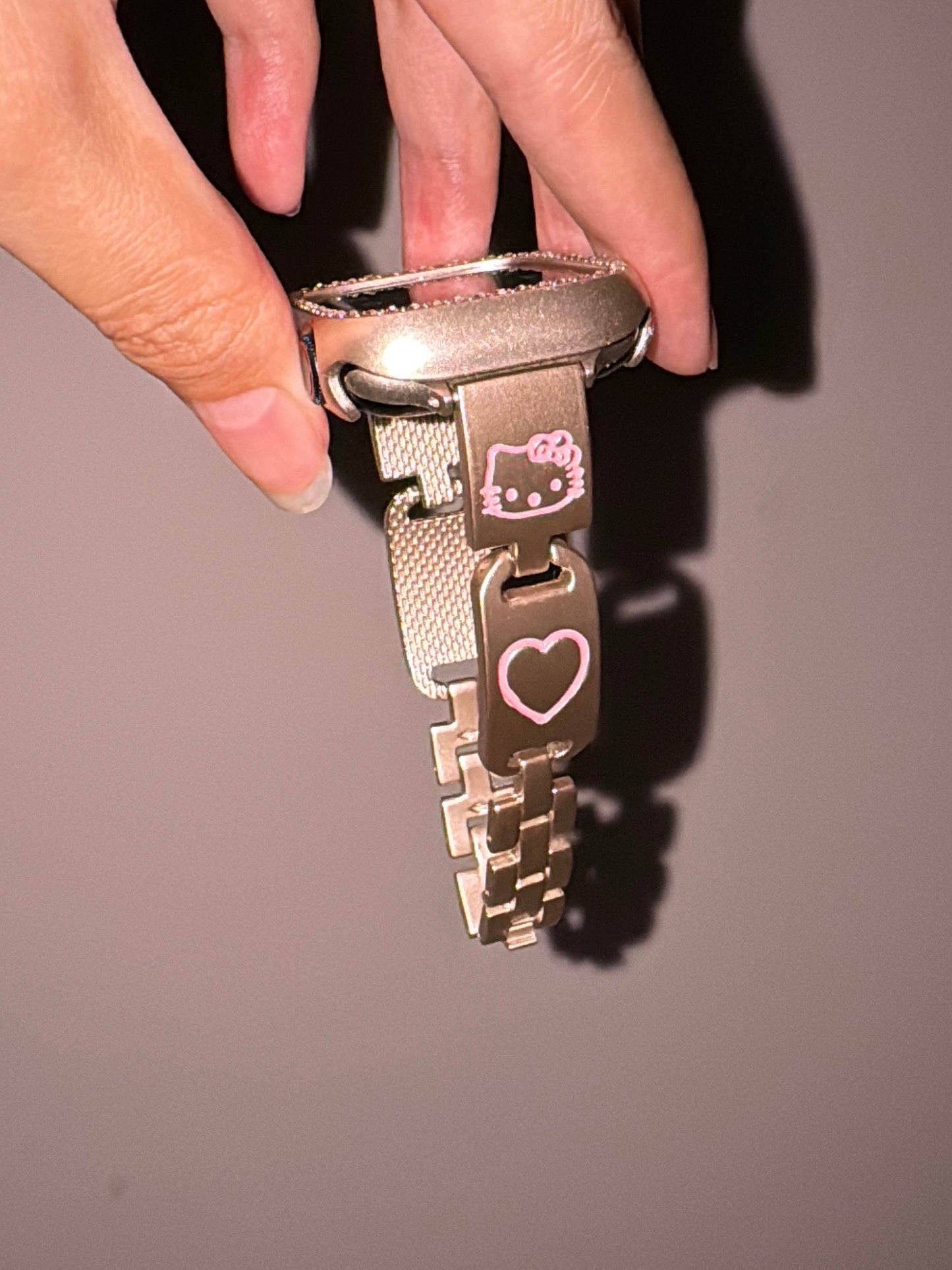 Kitty Apple Watch Band Jewelry Metal Strap Bands  for iWatch Series wb