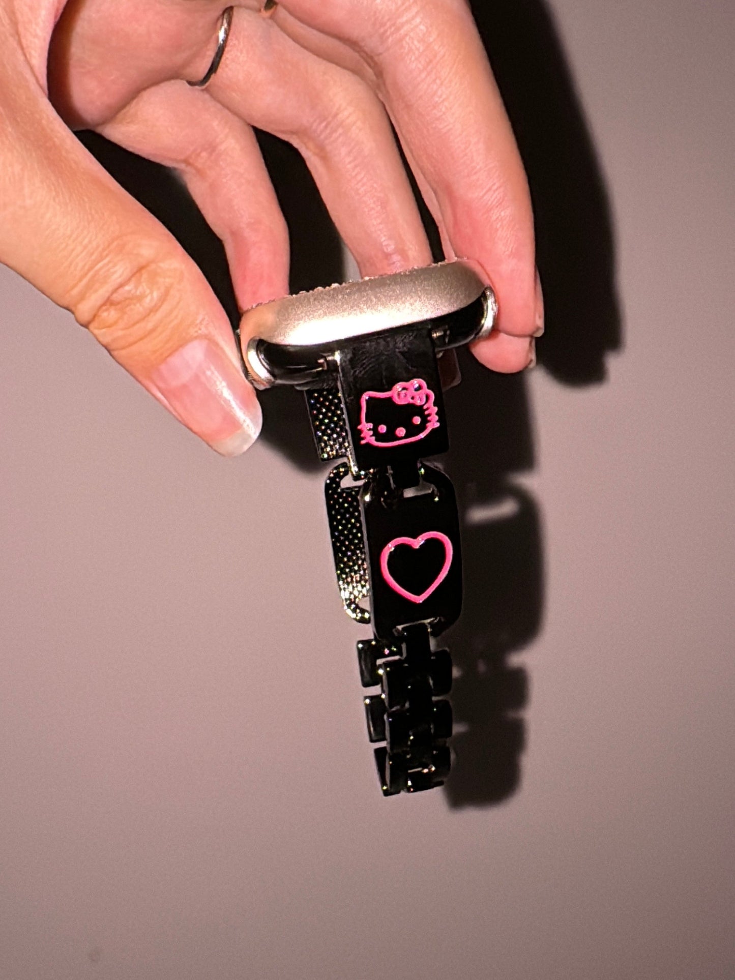 Kitty Apple Watch Band Jewelry Metal Strap Bands  for iWatch Series wb