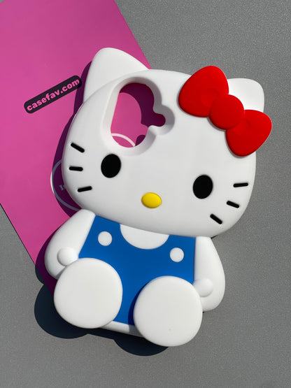 Kitty Shape Silicone Cute Kawaii Phone Case