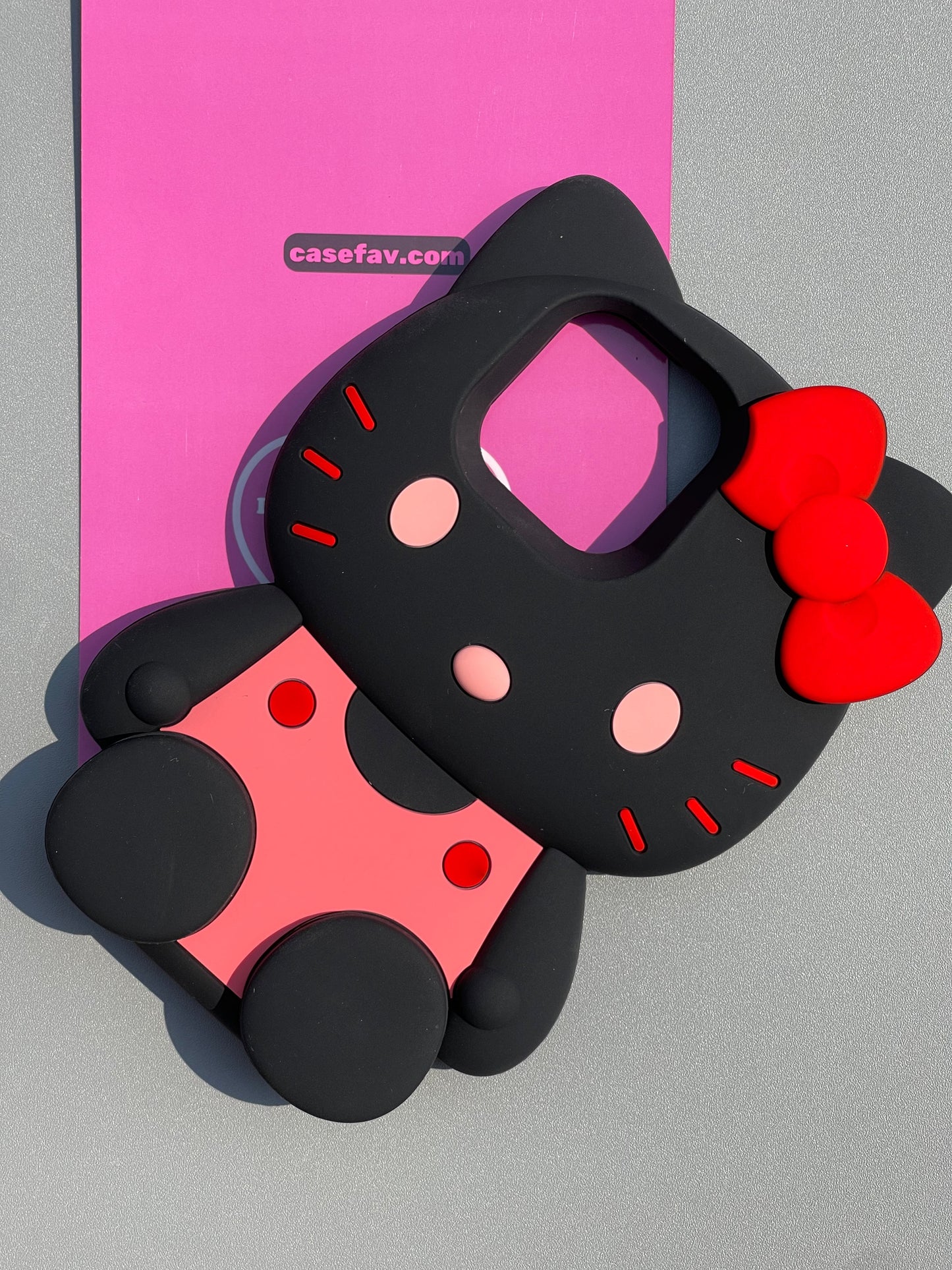 Kitty Shape Silicone Cute Kawaii Phone Case