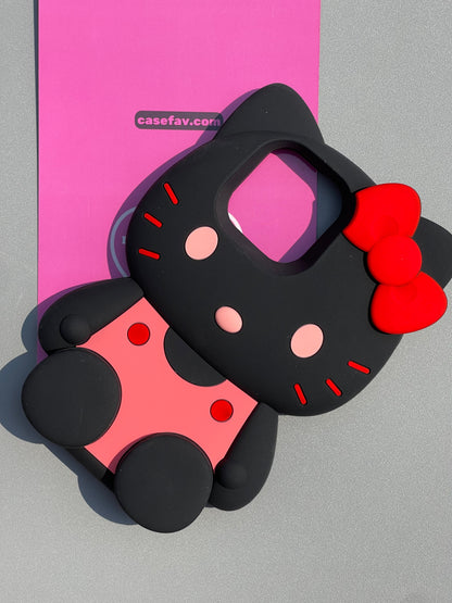 Kitty Shape Silicone Cute Kawaii Phone Case