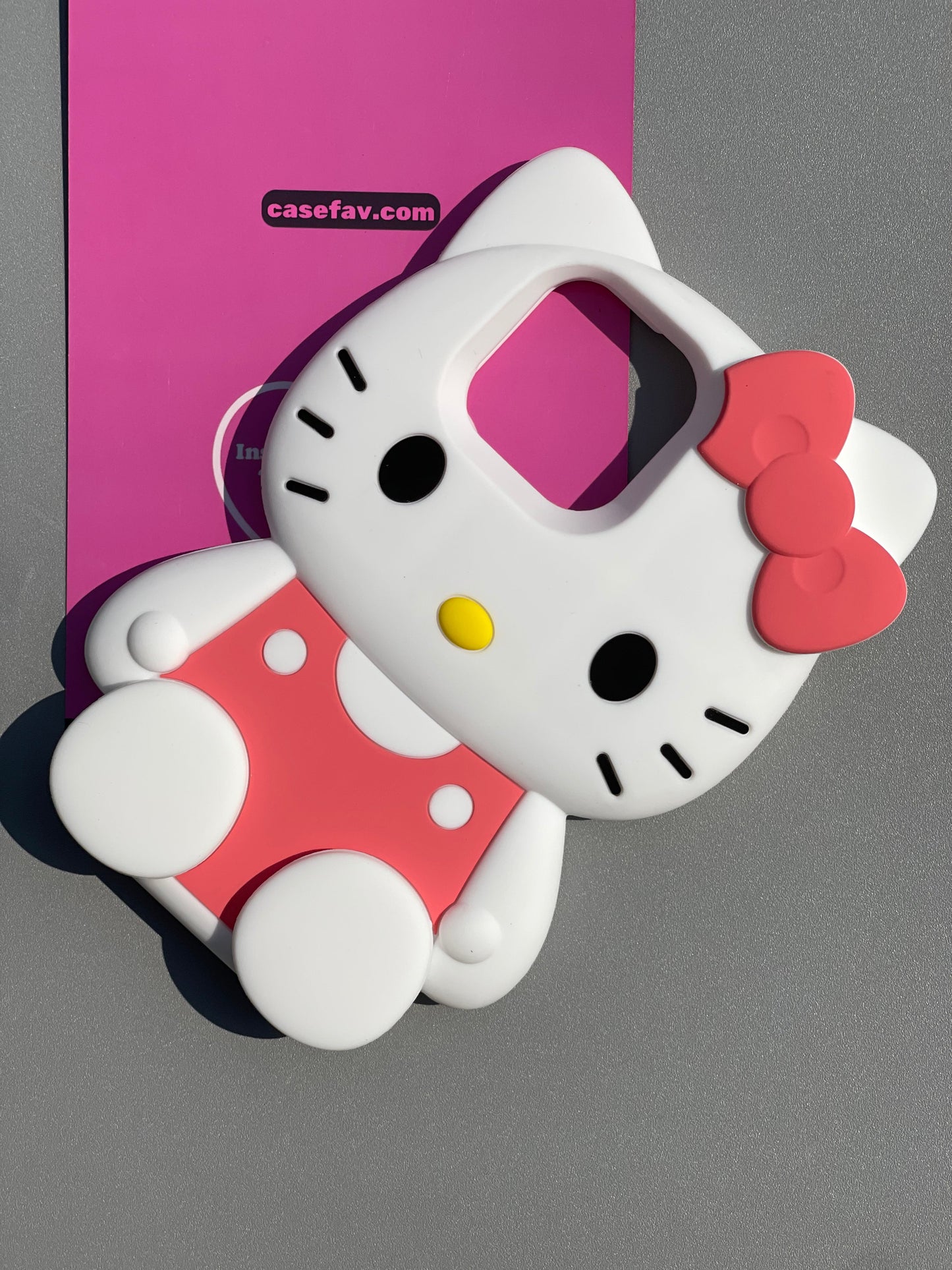 Kitty Shape Silicone Cute Kawaii Phone Case
