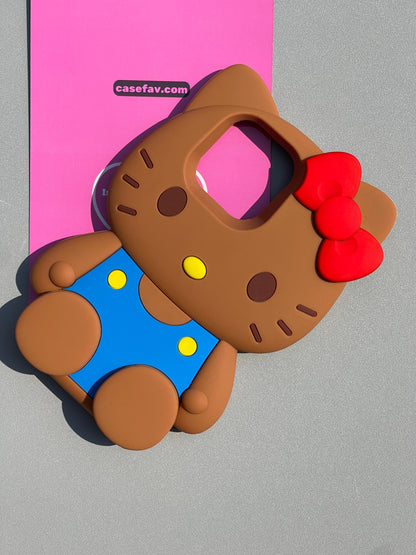 Kitty Shape Silicone Cute Kawaii Phone Case