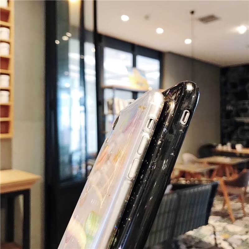 Cartoon Planet Space Star Glitter Powder Case For iPhone 17 Air 16 15 14 13 12 11 Pro Max X XR XS Max 7 8 Plus
