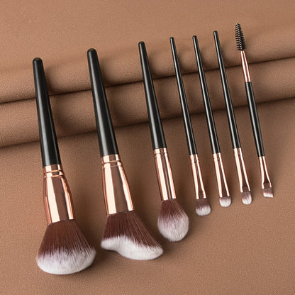 Makeup Brushes Set Face Eyes Make Up Brush Eyelash Eyeshadow Eyebrow Eyeliner Foundation Powder Blush Highlight Lips Brush