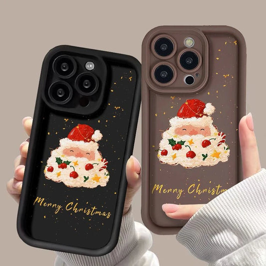 Santa Claus Silicone Phone Case for iPhone